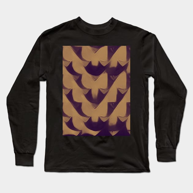 Melting Milk Chocolate Hearts (MD23Val029) Long Sleeve T-Shirt by Maikell Designs